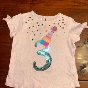 Mud pie size 3 birthday shirt